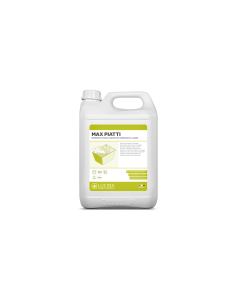 LUCIDA MAX PIATTI detergente concentrato igienizzante per piatti al limone 5 litri