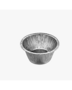 Pirottino per muffin - Vaschetta alluminio tonda monoporzione T8G conf. 100 pezzi   