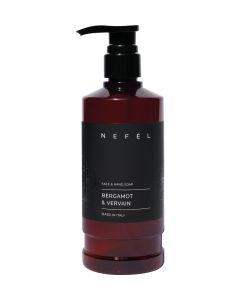 Nefel bergamot & vervain sapone mani e viso 480 ml - Interchem 