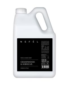 NEFÉL CEDARWOOD & HIBISCUS sapone mani e viso 5 litri - Interchem 