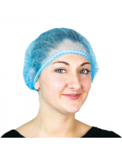 Gardening Cuffia monouso in TNT blu conf. 100 pezzi