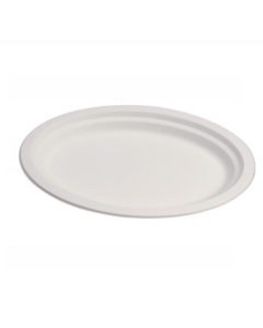 Piatti in polpa di cellulosa ovale 25 x 32cm conf. 50 pezzi