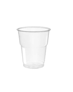 Bicchieri trasparenti monouso in PLA 250 cc conf. 50 pezzi - Aristea