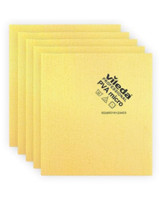 Vileda panno PVAmicro giallo - panno in microfibra 38 x 35 cm conf. 5 Pezzi