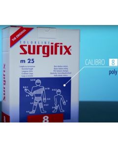 Rete tubolare elastica surgifix calibro 8 rotolo da 25 metri