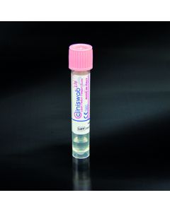 Tamponi in provetta 12 x 150 mm con terreno AMIES, asta in plastica e puntale in viscosa conf. 100 pezzi