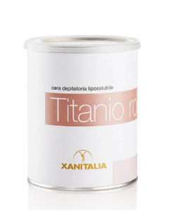 Ceretta depilatoria titanio rosa in barattolo da 800 ml Xanitalia