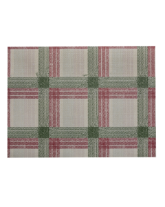 Infibra tovaglietta carta scozzese v. scuro/rosso 30 x 40 cm 250 pezzi