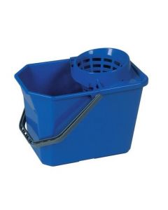 VDM COMFORT Secchio professionale con strizzatore in plastica blu 15 litri