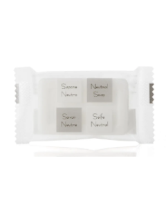 Saponetta imbustata in plastica 12 grammi Neutra GFL cosmetics 