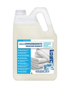 INTERCHEM VINCO AMMORBIDENTE MUSCHIO BIANCO ammorbidente liquido professionale 5 Kg