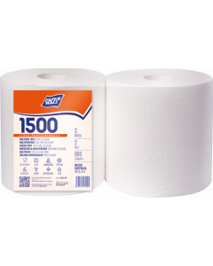 Real carta Paper Wall 1500 bobina di carta 800 strappi conf. 2 rotoli 2 veli 