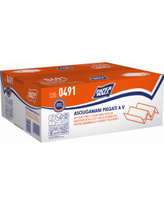 Carta asciugamani piegata a v Real carta cartone da 3000 pezzi