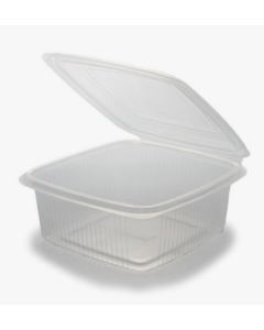 Vaschetta in Polipropilene trasparente 1500 ML con coperchio incernierato pz 50
