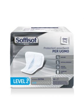 Assorbenti uomo-Protezione assorbente uomo-Soffisof men Level 2-10pz