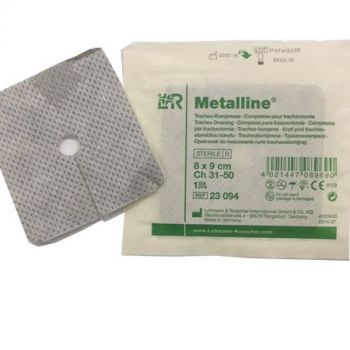 Garze Metalline con foro in tnt 8 x 9 x 1 cm