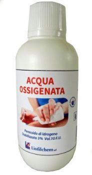 Acqua ossigenata 10 volumi disinfettante flacone da 250 ml