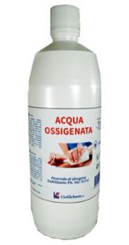 Acqua ossigenata 10 volumi disinfettante flacone da 1 litro