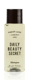 Tubo shampoo 35 ml Guest love GFL cosmetics
