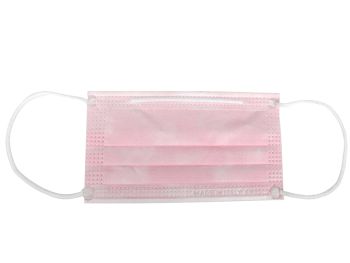 Mascherine chirurgiche filtranti rosa tipo II con elastici per adulti Gima 50 pezzi