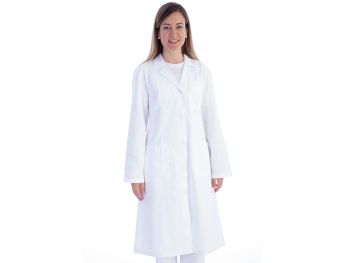 Camice medico da donna cotone/poliestere taglia XS bianco Gima