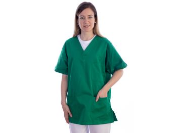 Casacca medica verde in cotone/poliestere unisex taglia XS Gima