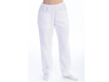 Pantaloni infermiere bianchi unisex cotone/poliestere taglia XS Gima 