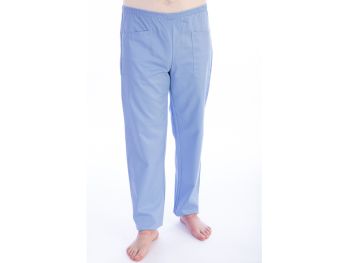 Pantaloni infermiere azzurri unisex cotone/poliestere taglia XS Gima 