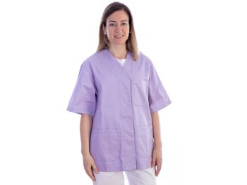 Casacca con bottoni viola in cotone/poliestere donna taglia XXL Gima