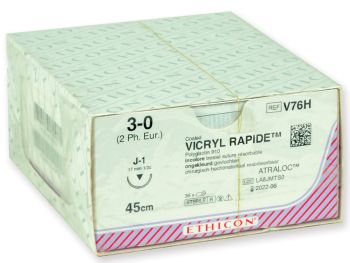 Sutura assorbibile Ethicon Vicryl Rapid 3/0 36 pezzi