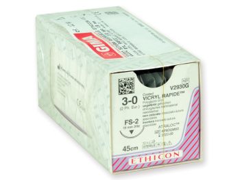  Sutura assorbibile Ethicon Vicryl Rapid 3/0 19 mm 12 pezzi