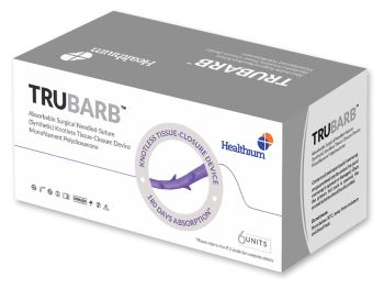 Sutura ass. Trubarb calibro 0, curva 1/2, ago 37 mm, lung. 30 cm, viola, conf. 6 pezzi