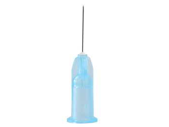 Ago scleroterapia, filler Luer sterile, azzurro, calibro 31G, diametro 0,31 mm, lunghezza 12 mm, conf. 100 pezzi