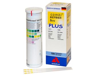 Strisce urine per test visivo Combi screen 5SYS, 5 parametri, conf. 100 pezzi