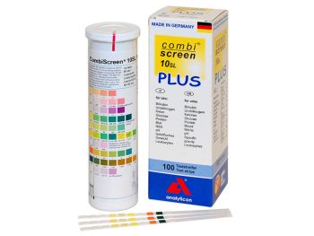 Strisce urine per test visivo Combi screen 10 plus, 10 parametri, conf. 100 pezzi