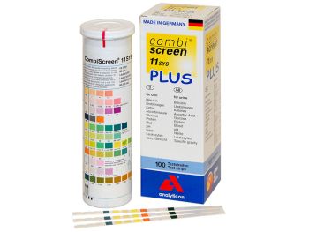 Strisce urine per test visivo Combi screen 11plus, 11 parametri, conf. 100 pezzi