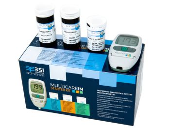 Multicarein starter kit per l'autocontrollo di colesterolo, trigliceridi, glucosio, conf. 1 pezzo