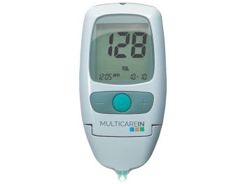 Multicarein starter kit bluetooth per l'autocontrollo di colesterolo, trigliceridi, glucosio, conf. 1 pezzo