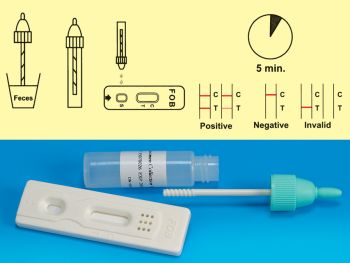 Test per sangue occulto nelle feci Fob, conf. 25 pezzi