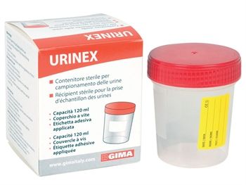 Contenitore sterile per urine scatola singola 120 ml Gima conf. 100 pezzi