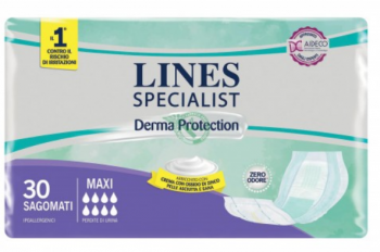 Pannoloni sagomati Derma Protection Maxi taglia unica 30 pezzi