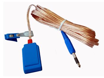 Cavo per placche monouso e in metallo per elettrobisturi  - connettore 6,3 mm con spaziatore - 5 m 