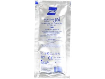 Gel ultrasuoni trasparente KONIX in bustina da 20ml non sterile conf. da 200 pezzi