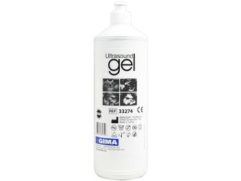 GEL ULTRASUONI BLU GIMA - bottiglia 1 litro conf. 18 bottiglie