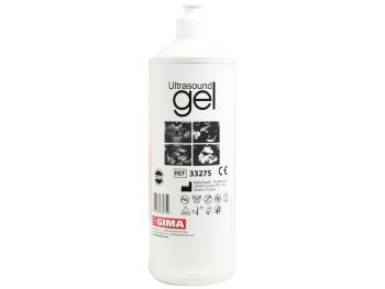 GEL ULTRASUONI TRASPARENTE GIMA - bottiglia 1 litro conf. da 18 pezzi