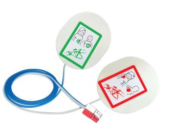 PLACCHE PEDIATRICHE COMPATIBILI per defib. Cardiac S. e GE vedere anche 55002 