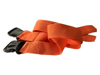 Cintura arancione di sicurezza per barelle con fibbia in plastica 5 x 185cm Gima 
