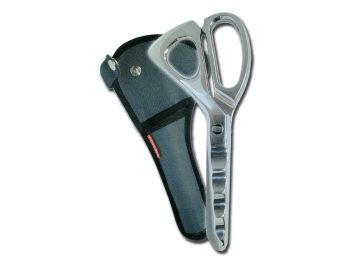 Forbici di emergenza in acciaio inox 23,5x10,8 cm, con fodero Gima