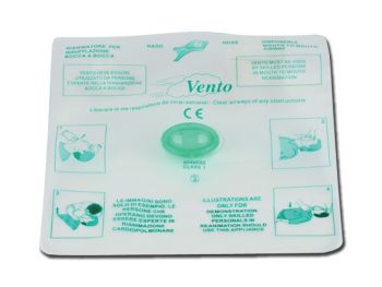 Mascherina Vento bocca a bocca con valvola unidirezionale confezione polybag