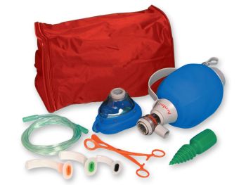 Pallone Ambu Mark IV in Sacca con Accessori Completi per Rianimazione